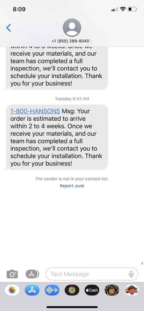 Slide of 1-800-HANSONS