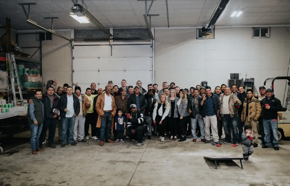 Slide of 10 Men Roofing