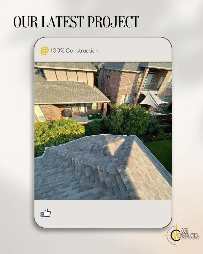 Slide of 100% Construction