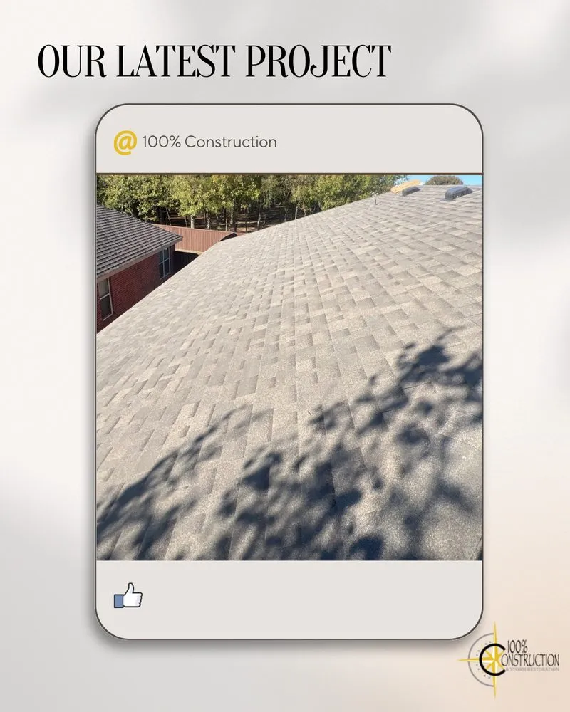 Slide of 100% Construction