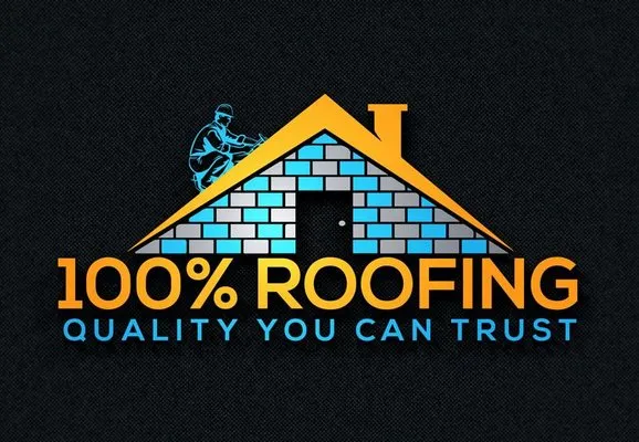 100% Roofing Logo