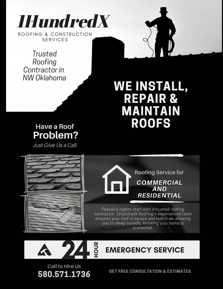 Slide of 1HundredX Roofing