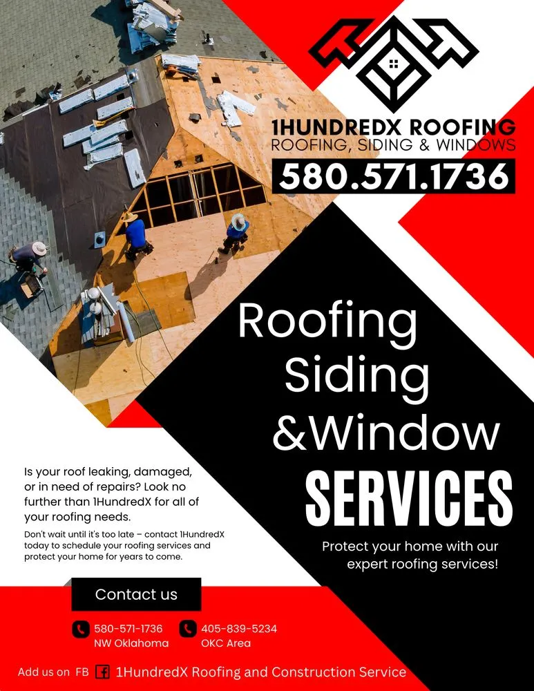 Slide of 1HundredX Roofing