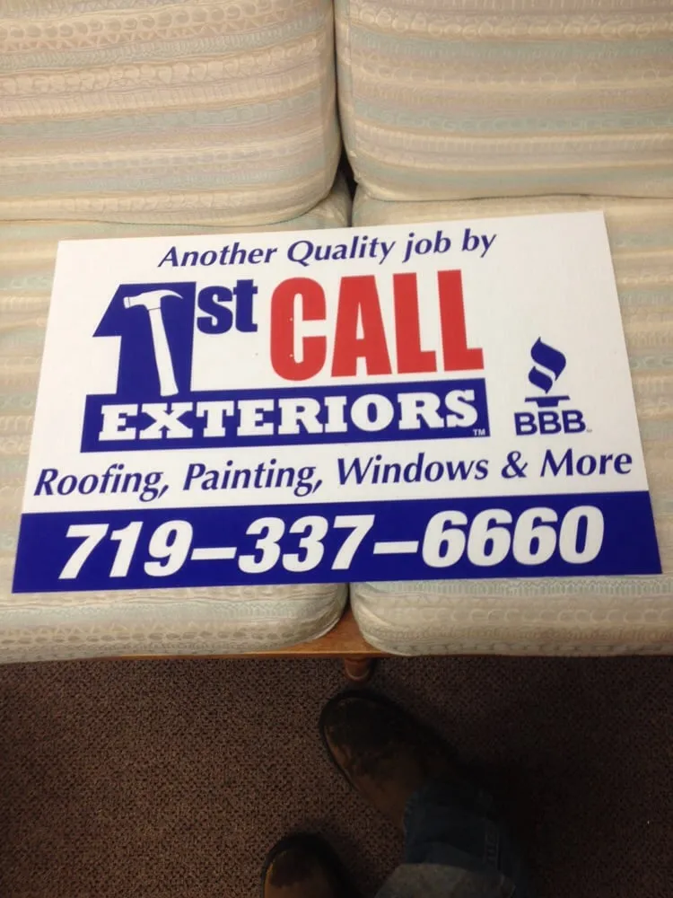 Slide of 1st call Exteriors