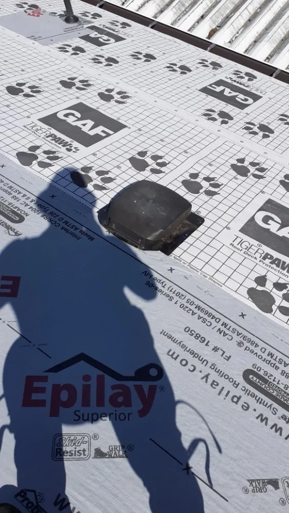 Slide of 1st Class Sheet Metal Roofing