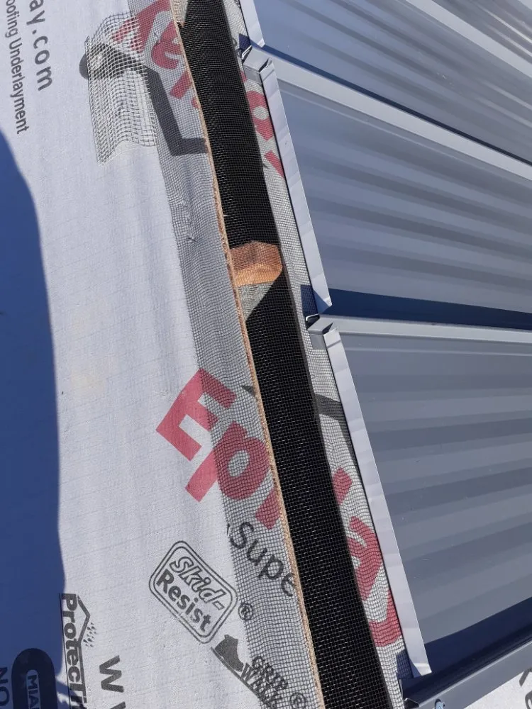 Slide of 1st Class Sheet Metal Roofing