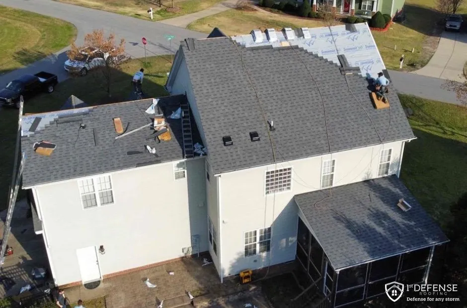 Slide of 1st Defense Roofing