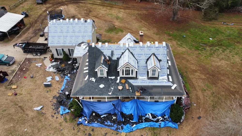 Emergency residential roofing service for homes in Warrenton, NC by 1st Gen Roofing & Restoration