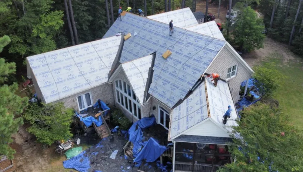 Emergency roof replacement in Warrenton, NC by 1st Gen Roofing & Restoration