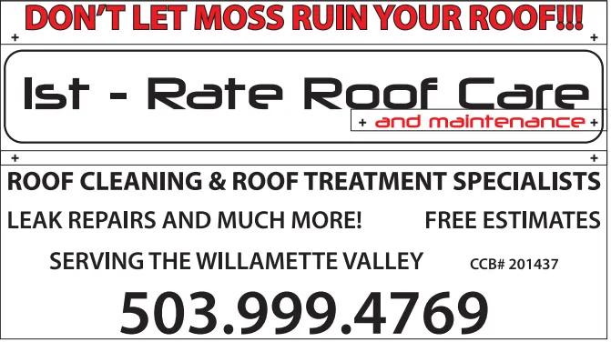 Slide of 1st Rate Roof Care & Mainenance