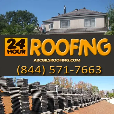 24 Hour Roofing Logo