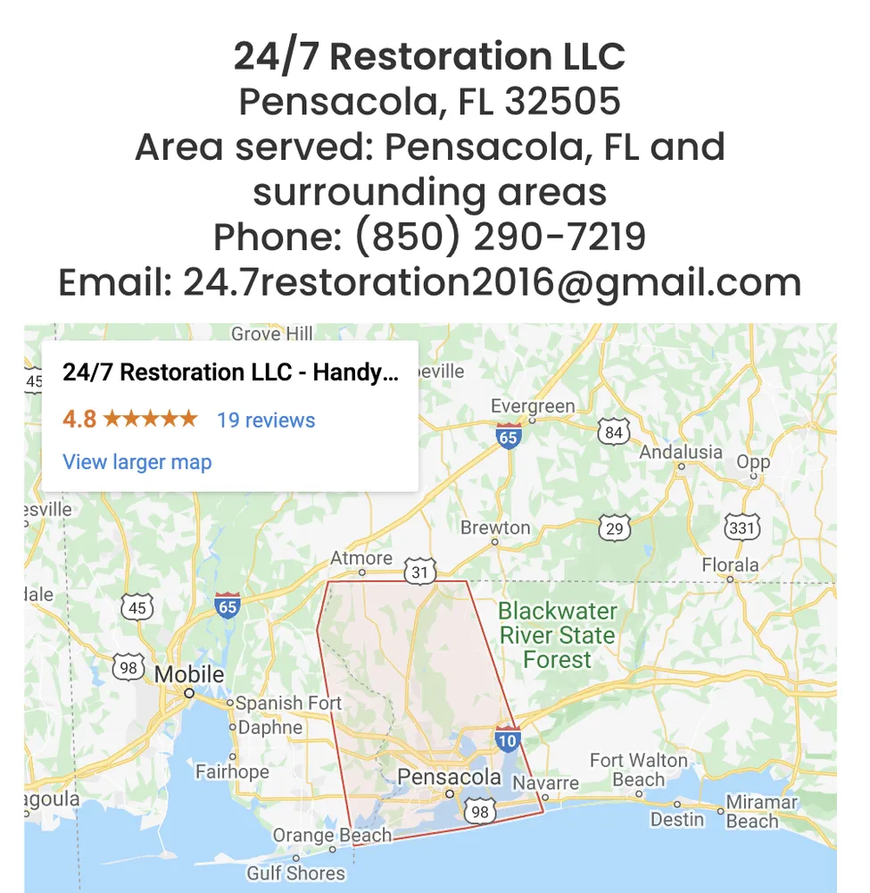 Slide of 24/7 Restoration