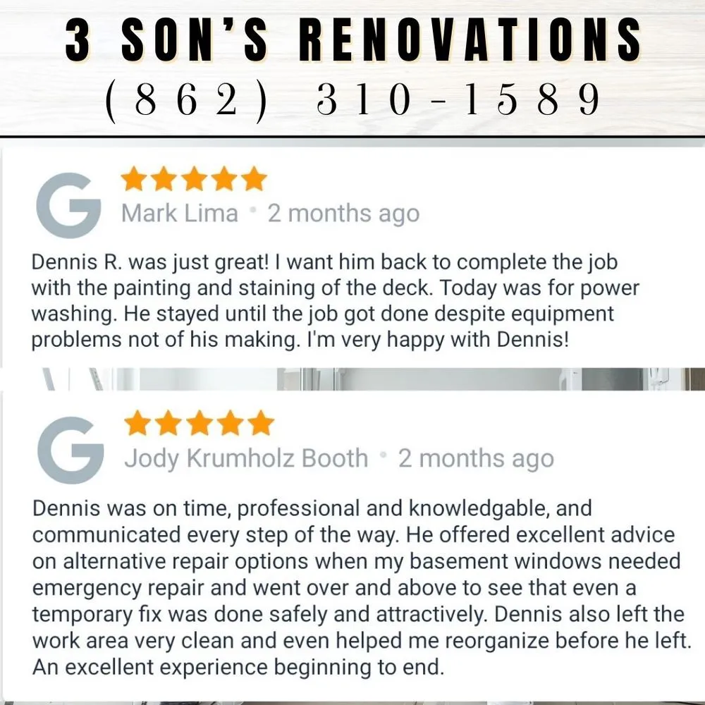 Slide of 3 Sons Renovations