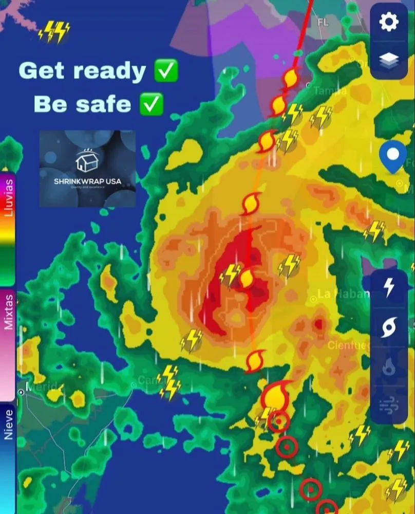 Slide of 305 Roof Tarps