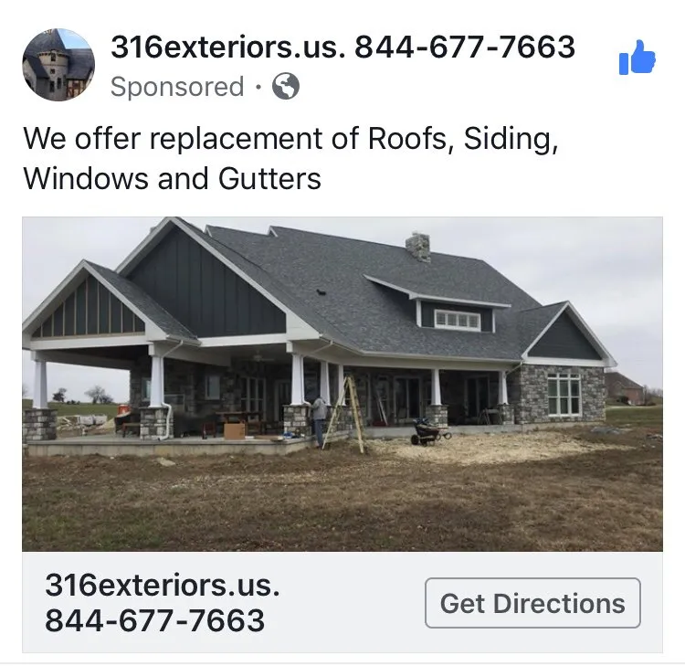 Slide of 3:16 Exteriors