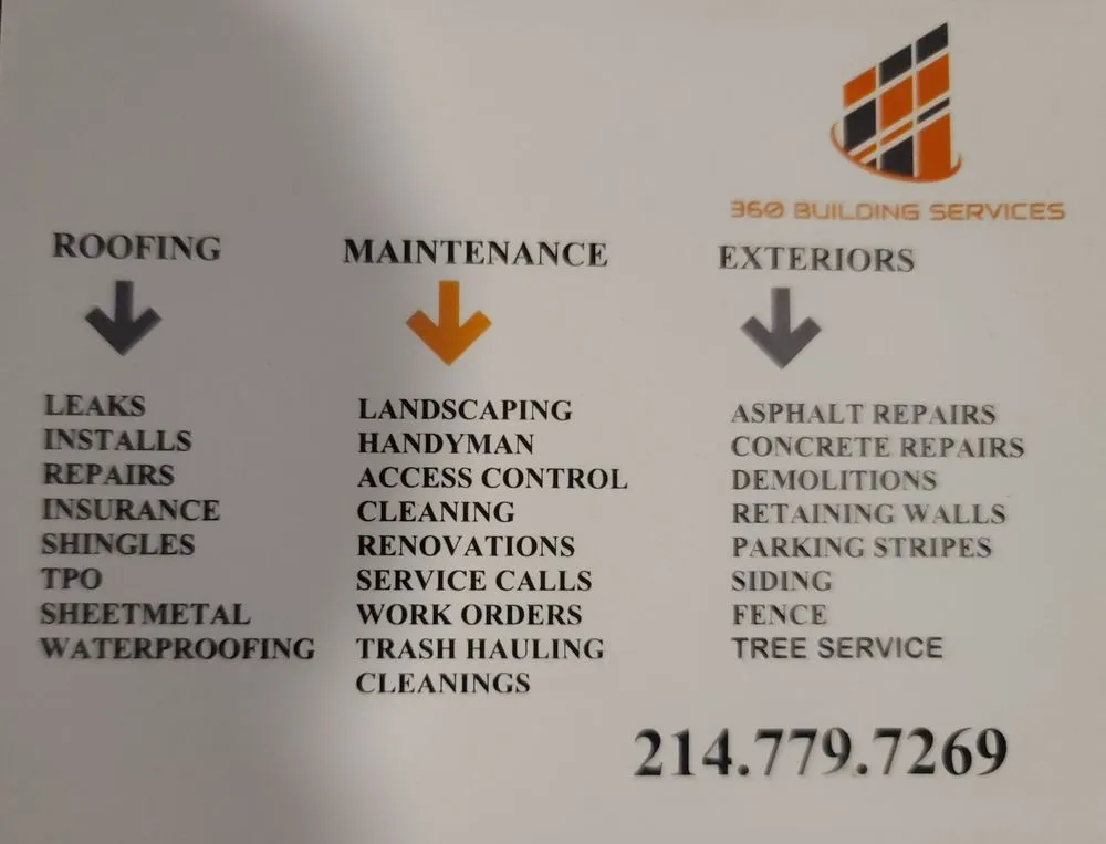 Slide of 360 building Services