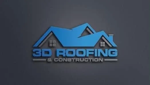 3D Roofing And Construction Logo