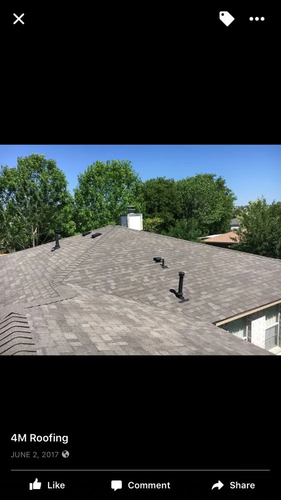 Slide of 4M Roofing