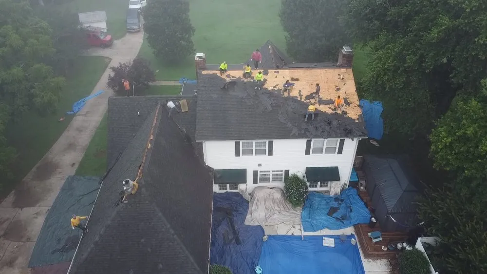 Licensed roof repair with free inspection in Woodbury, GA by 5 Alarm Contracting