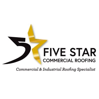 5 Star Commercial Roofing Logo