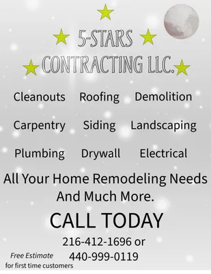 5 Star Contracting Logo