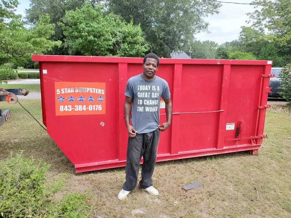 Emergency roof inspection in Eastover, SC by 5 Star Dumpsters