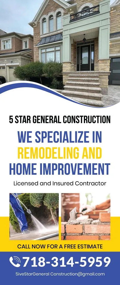 Slide of 5 Star General Construction