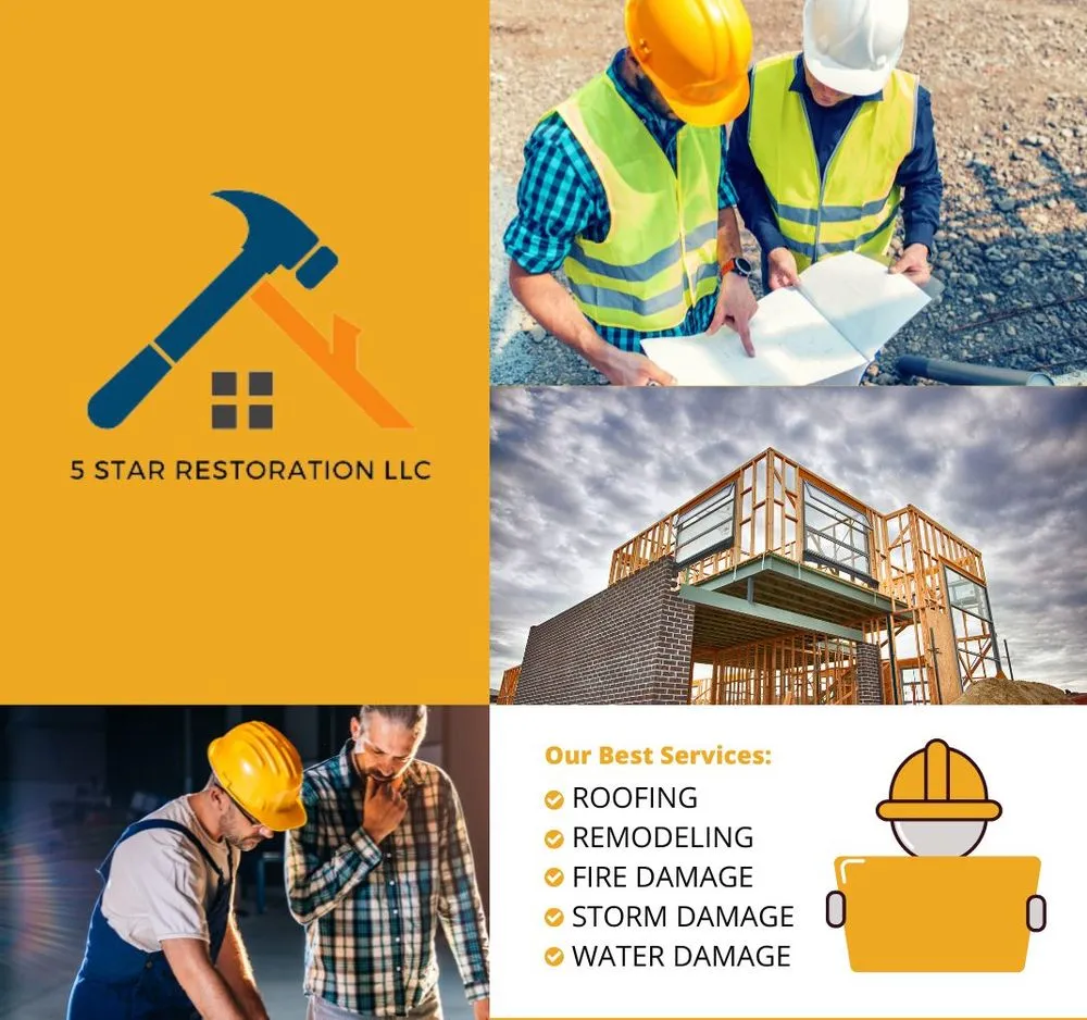 Slide of 5 Star Restoration