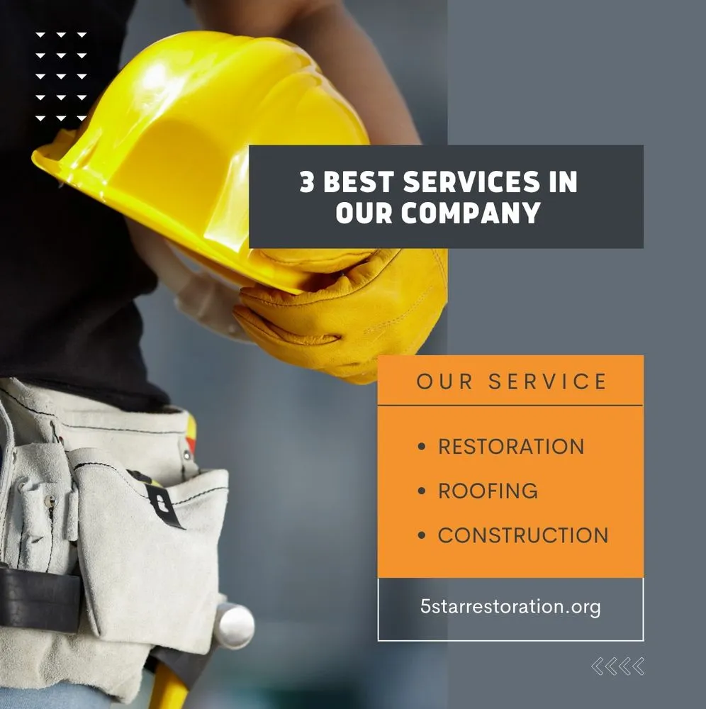 Slide of 5 Star Restoration