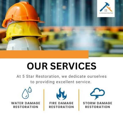 5 Star Restoration Logo