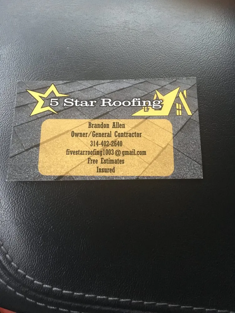Slide of 5 Star Roofing