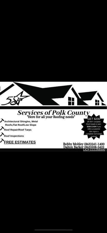 Slide of 5 Star Services of Polk County