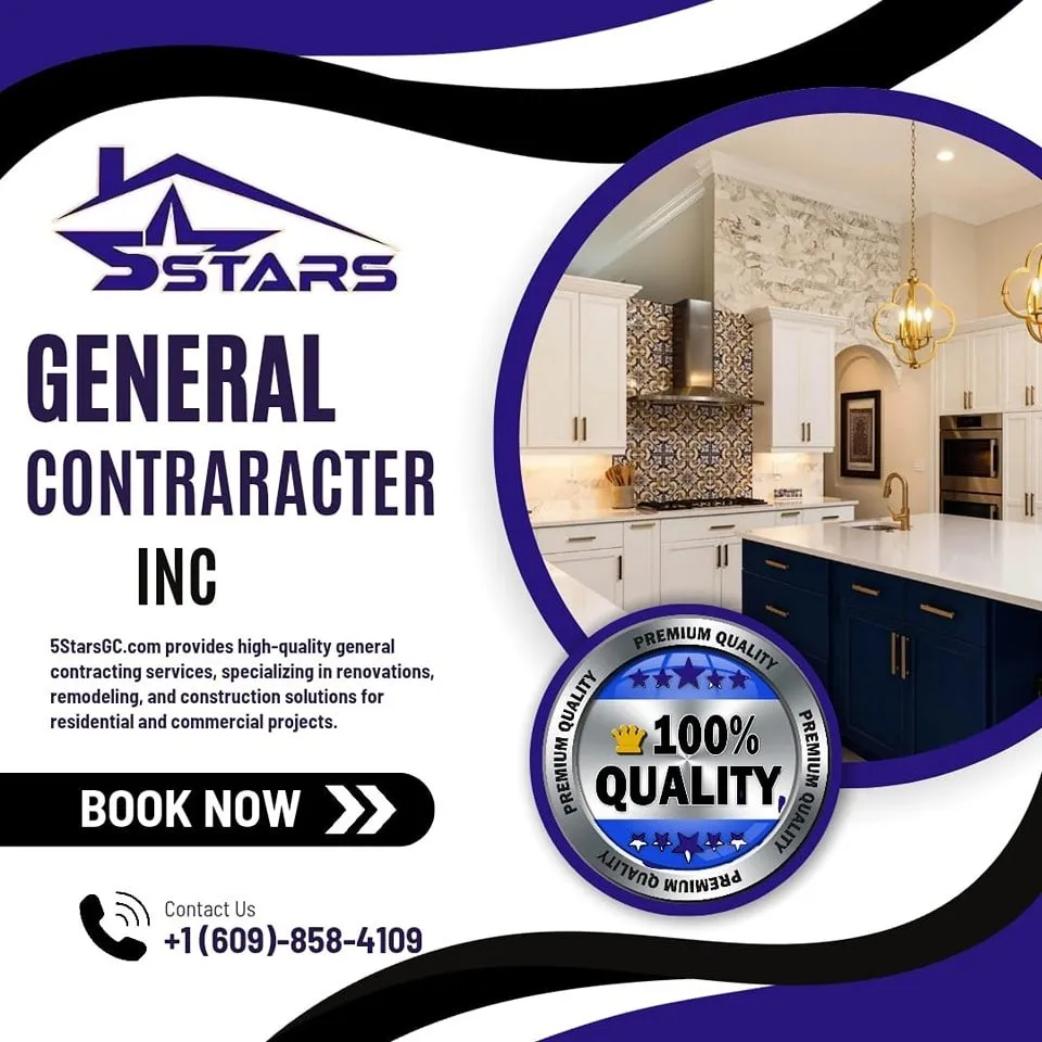 Slide of 5 Stars General Contractor