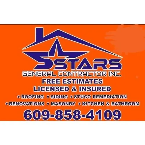 Slide of 5 Stars General Contractor