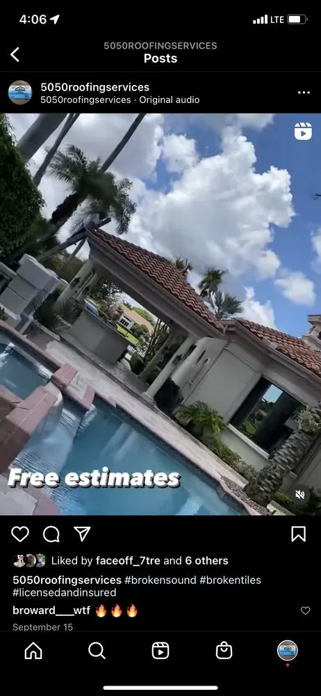 Slide of 50-50 Roofing Consultant Services