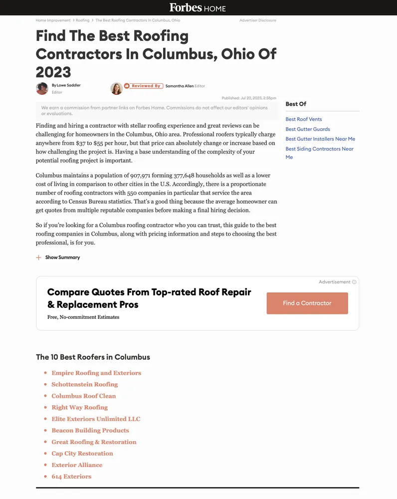 Slide of 614 Exteriors