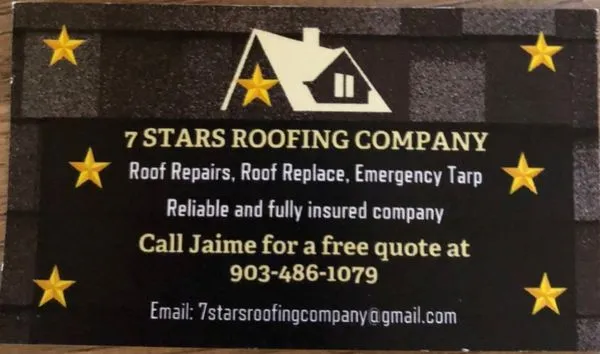 7 Stars Roofing Logo