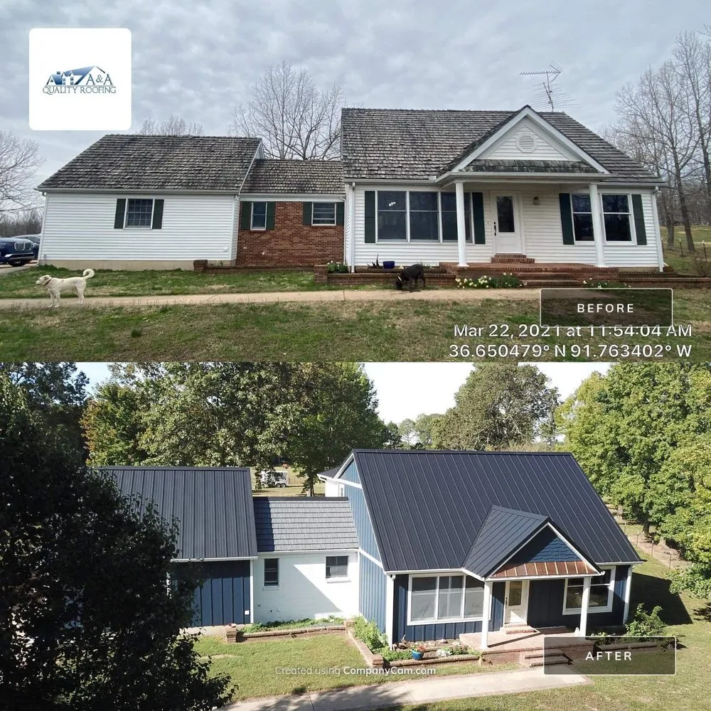 Slide of A & A Quality Roofing