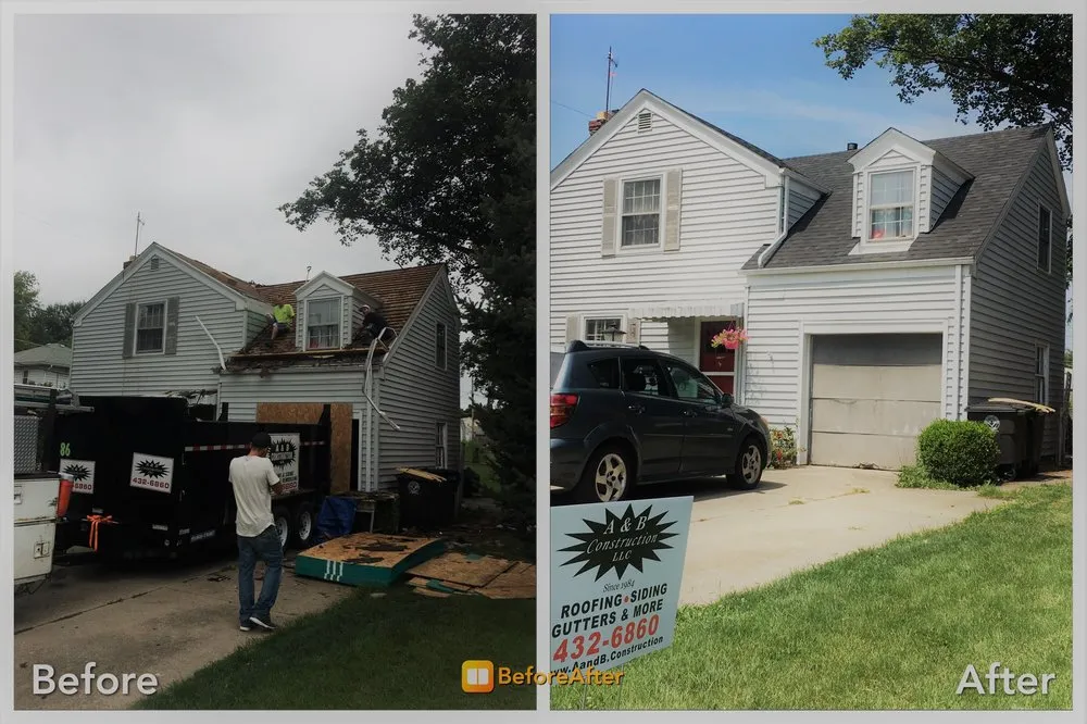 Slide of A & B Construction