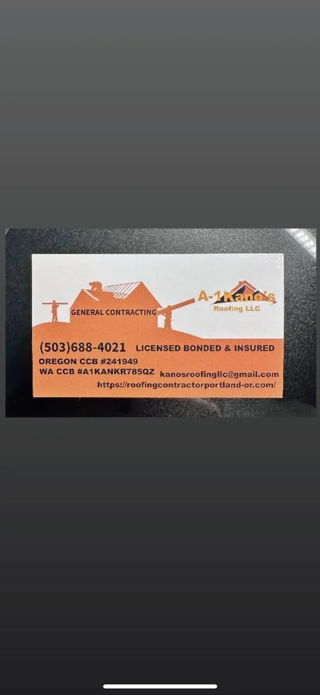 Slide of A-1 Kano's Roofing