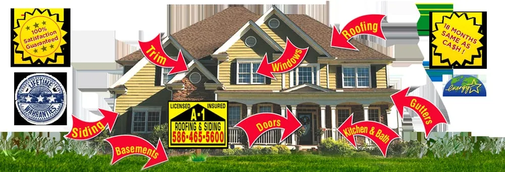Expert roof repair experts serving Harrison Charter Township, MI - A-1 Roofing & Siding