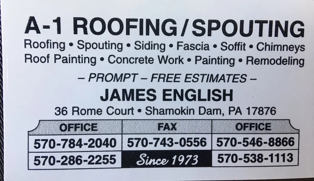 Slide of A-1 Roofing & Spouting