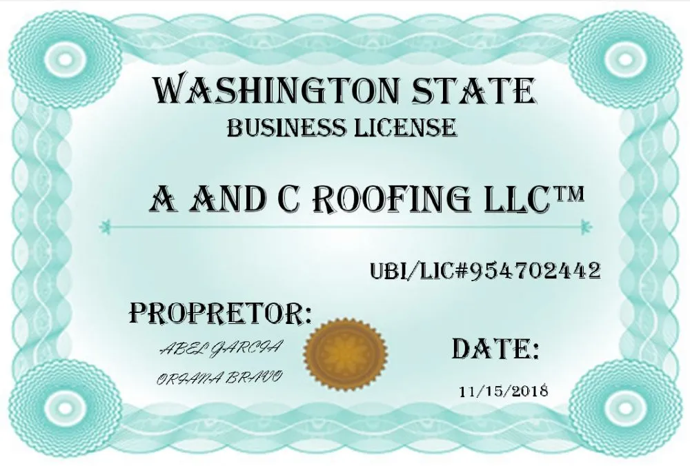 Slide of A and C Roofing