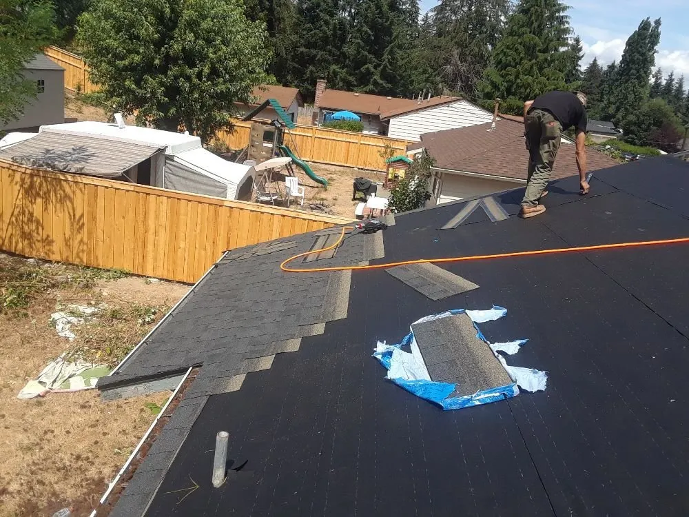 Slide of A and C Roofing