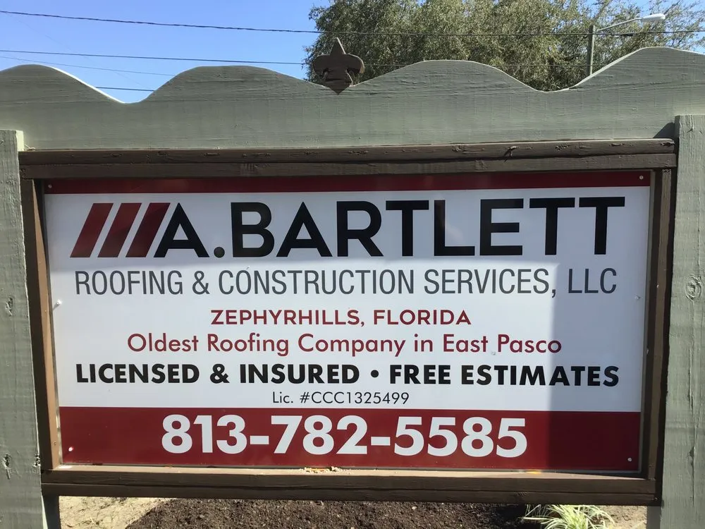 Slide of A Bartlett Roofing & Construction Services