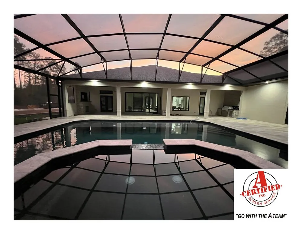 Slide of A Certified Screen Service