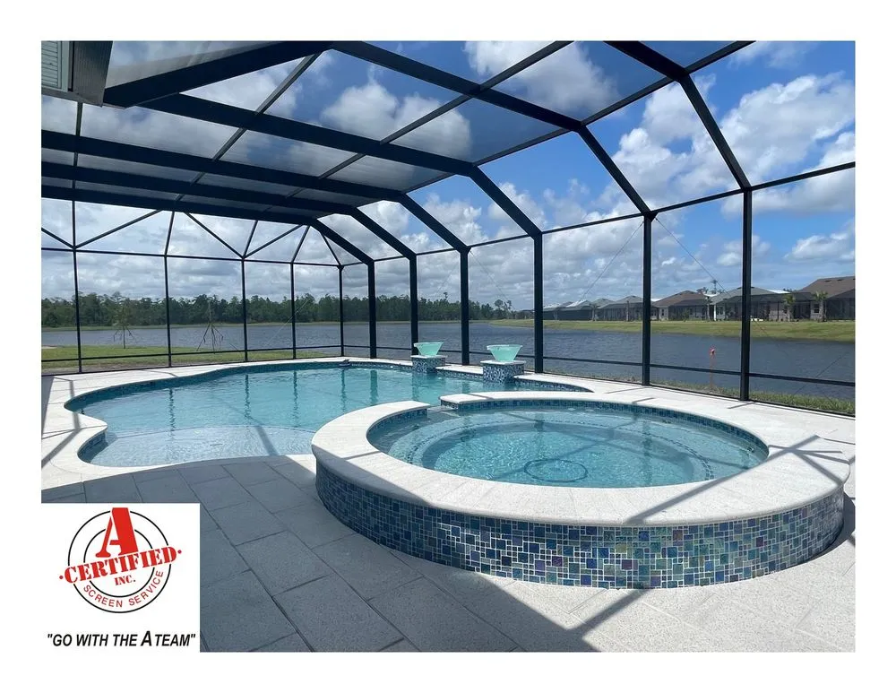 Slide of A Certified Screen Service