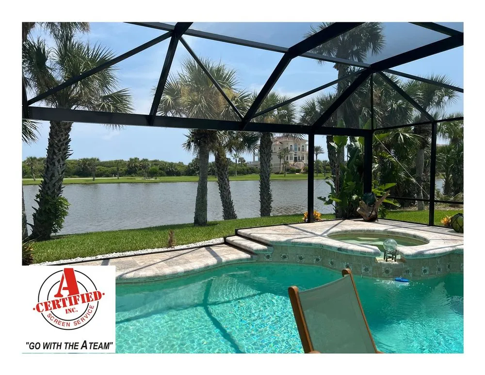 Slide of A Certified Screen Service