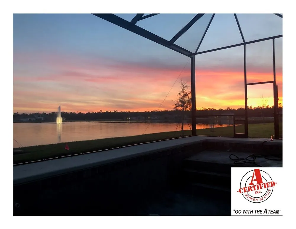 Slide of A Certified Screen Service