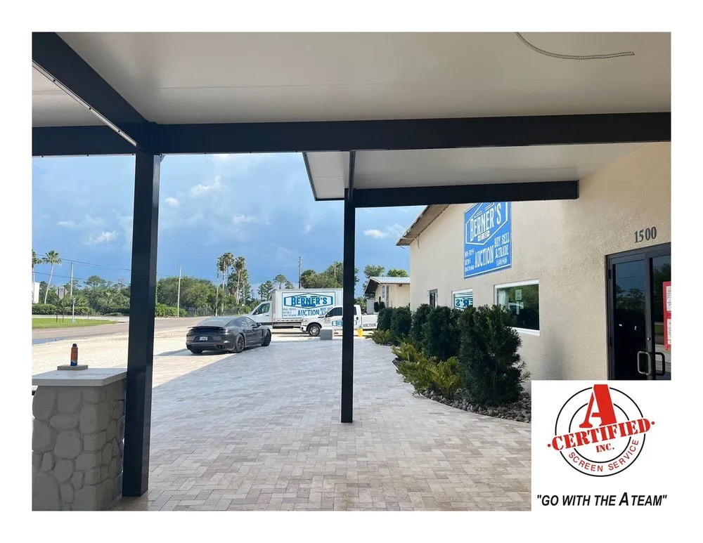 Slide of A Certified Screen Service